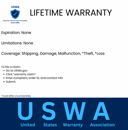 USWA Lifetime Warranty